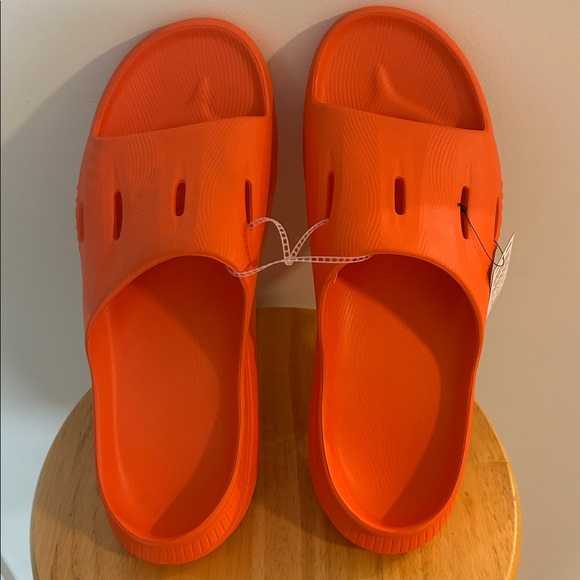 NWT HOKA ORA RECOVERY SLIDE 3 Orange Size M 13 W 15 - Picture 8 of 12